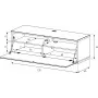 Тумба для ТВ Sonorous ST 130F WHT WHT BS
